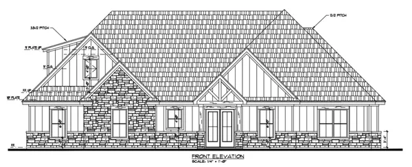 Plan #145 Shooting Star 3 elevation