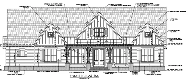 Plan #324 Shooting Star 1 elevation
